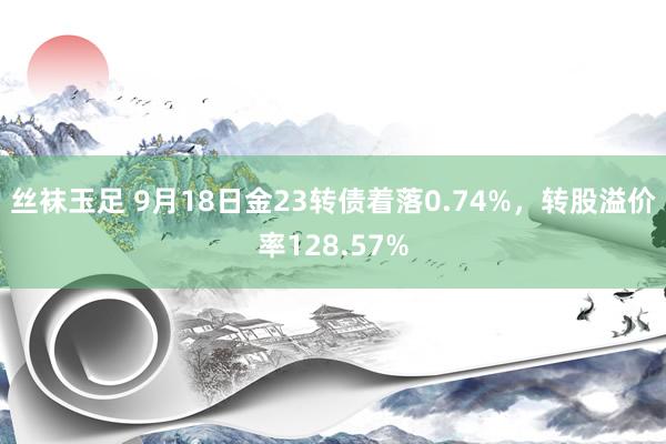 丝袜玉足 9月18日金23转债着落0.74%，转股溢价率128.57%