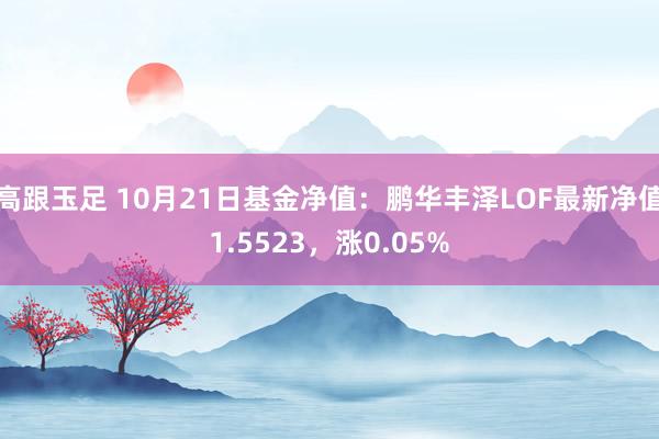 高跟玉足 10月21日基金净值：鹏华丰泽LOF最新净值1.5523，涨0.05%