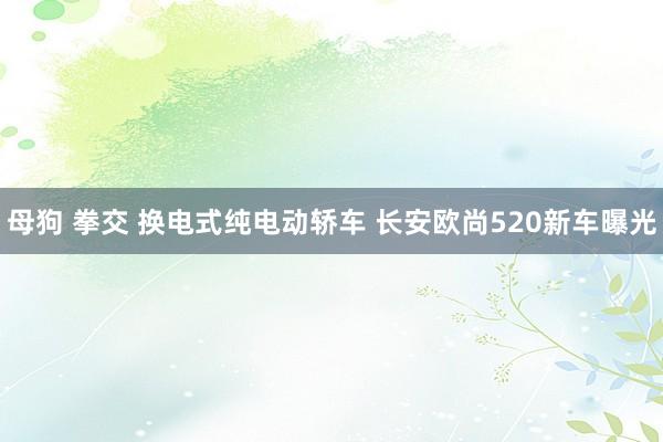 母狗 拳交 换电式纯电动轿车 长安欧尚520新车曝光