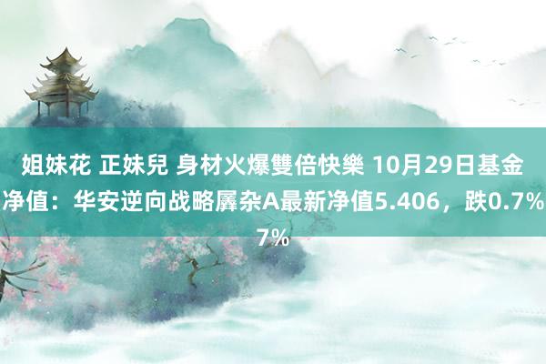 姐妹花 正妹兒 身材火爆雙倍快樂 10月29日基金净值：华安逆向战略羼杂A最新净值5.406，跌0.7%